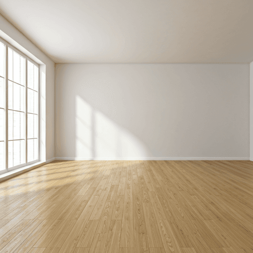 A freshly cleaned, newly built interior ready for move-in